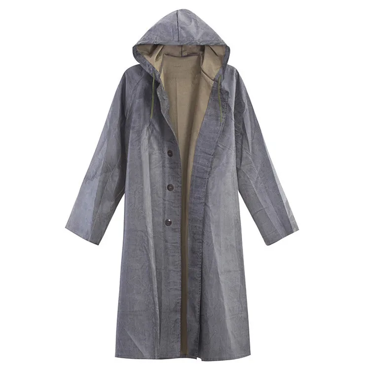 

Free Shipment World War Rubber raincoat Labor Protection Raincoat thicken canvas poncho old fashioned rubber raincoats