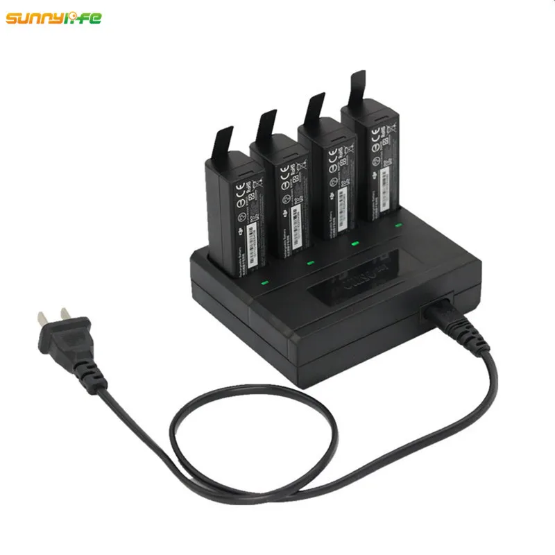 

Sunnylife 4in1 For DJI OSMO OSMO-M Handheld Gimbal Intelligent Battery Charger OSMO Cellphone Charging 12.6V 4A EU US Plug