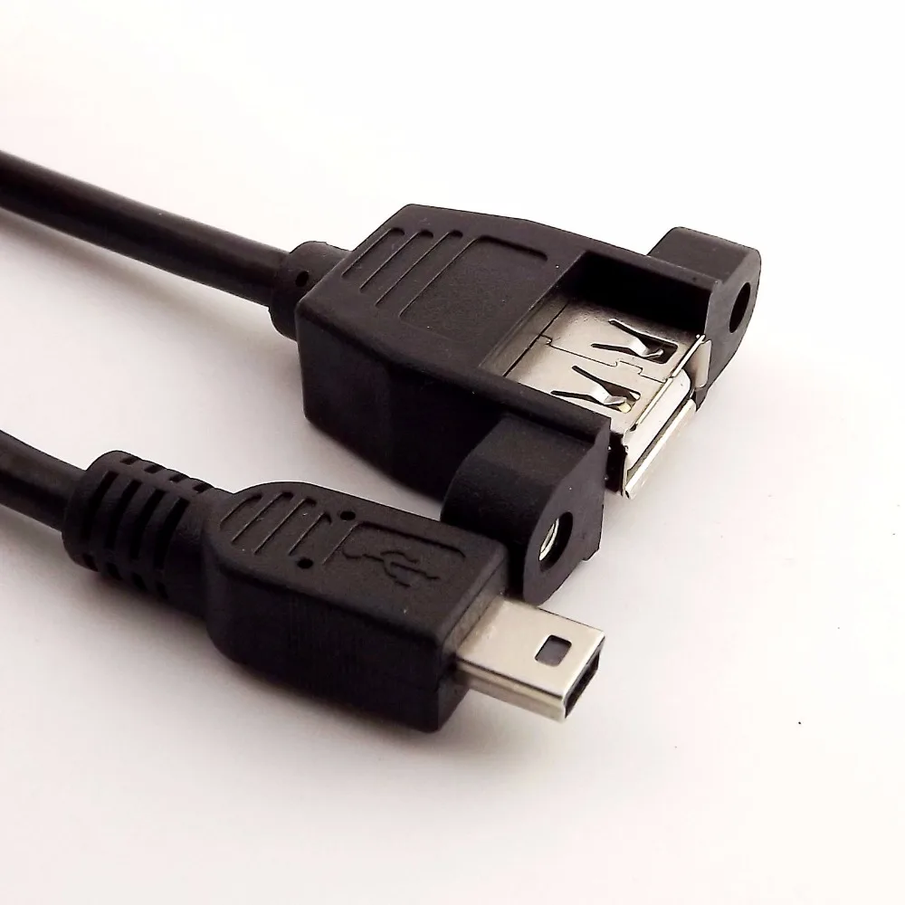 1 шт. разъем USB 2 0 A типа Мама на 5 контактный кабель адаптера для передачи данных