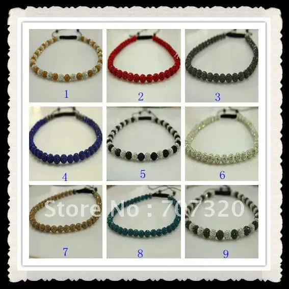 Лидер продаж рождественский подарок ожерелье из бусин Шамбала|necklace free shipping|bead