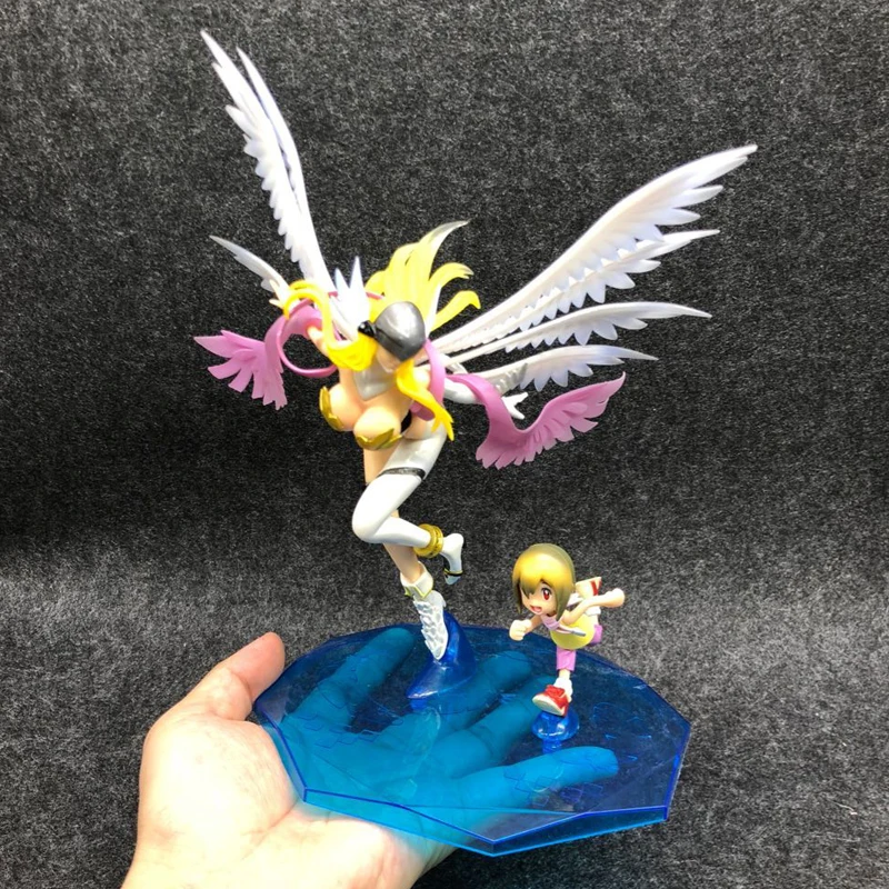 Аниме Цифровой Монстр Angemon и Angewomon Модель Фигурки игрушки