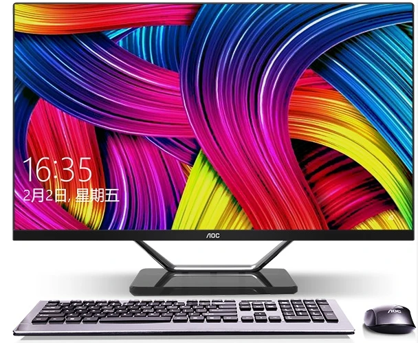 DIY wifi все в одном настольный компьютер ПК с 19 5/23 6/27 дюймовым ЖК монитором и