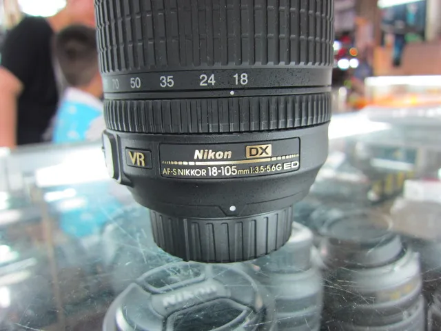 USED Nikon AF-S DX NIKKOR 18-105mm f/3.5-5.6G ED Vibration Reduction Zoom Lens with Auto Focus for DSLR Cameras | Электроника