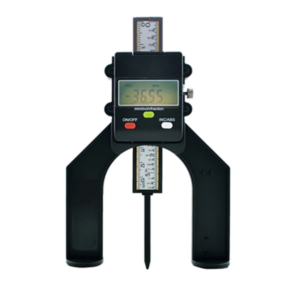 Digital Depth Gauge Tread Depth Gauge tester measure tool LCD Magnetic Self Standing Aperture 80mm