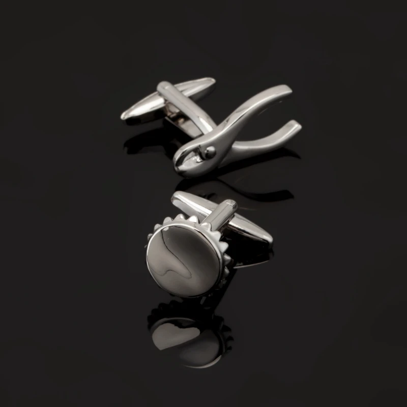 

High quality men's shirts Cufflinks opener Cufflinks 3 double sale free shipping