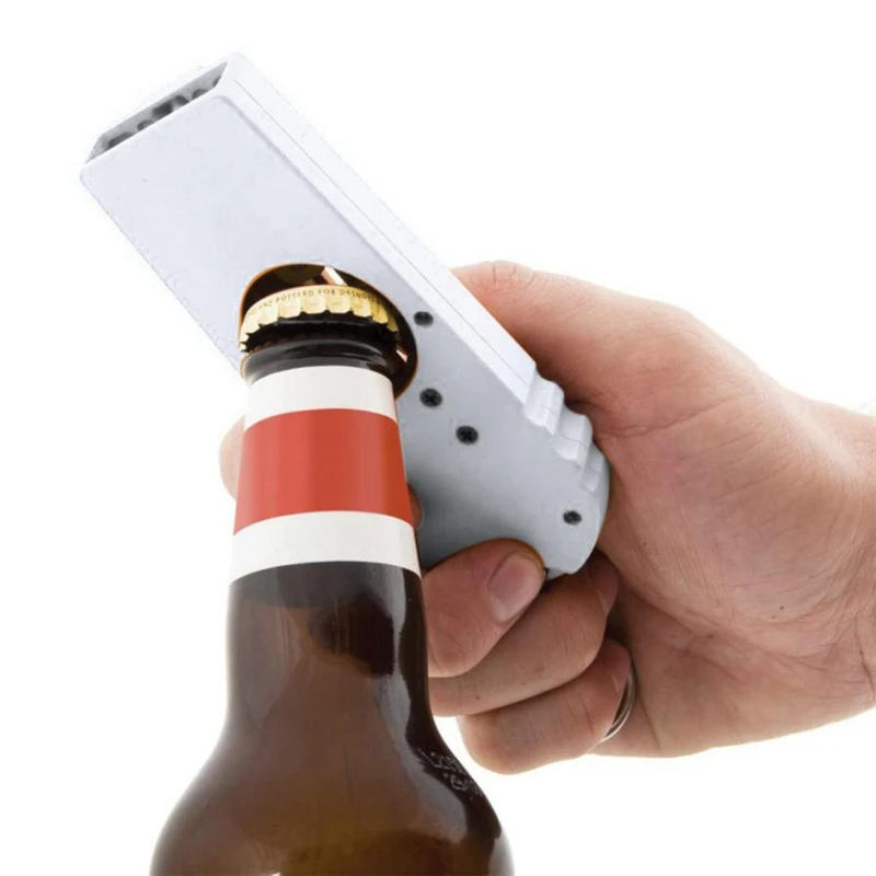 Flying Zappa Beer Drink Bottle Opener Cap Launcher Top Shooter Key Ring Gift Eco-Friendly easy Operation Opener C0327#30        02