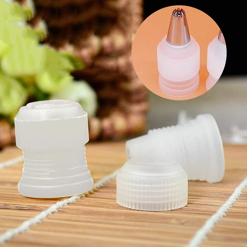 

Pastry Tool Set Food Grade New 10pcs/Lot Icing Piping Cake Flower Cake Decorating Tools Adaptor Nozzle Set Hot Sale Coupler