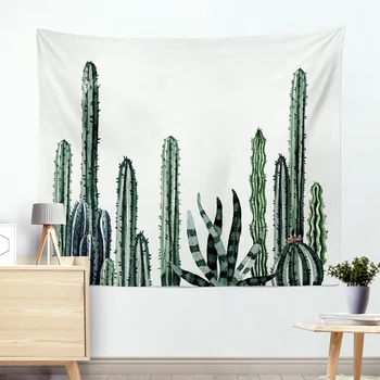 

Wall Hanging Cactus Tapestry Cotton Bohemian 200*150cm Cover Beach Towel Throw Blanket Picnic Yoga Mat Home Decoration Textiles