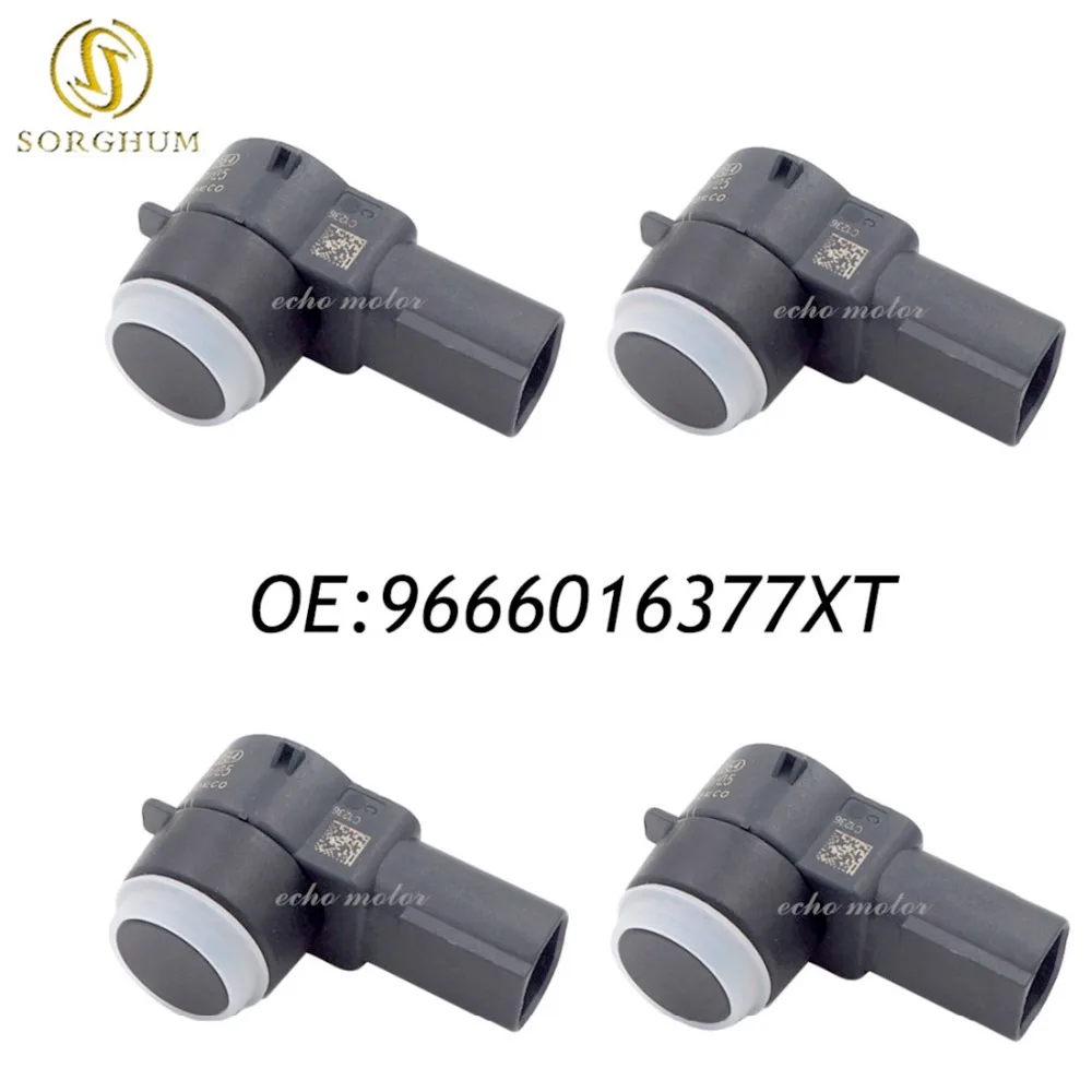 

New 4PCS PDC Parking Aid Sensor For Peugeot 308 407 RCZ Citroen C4 C5 C6 DS3 9666016377XT 0263003893