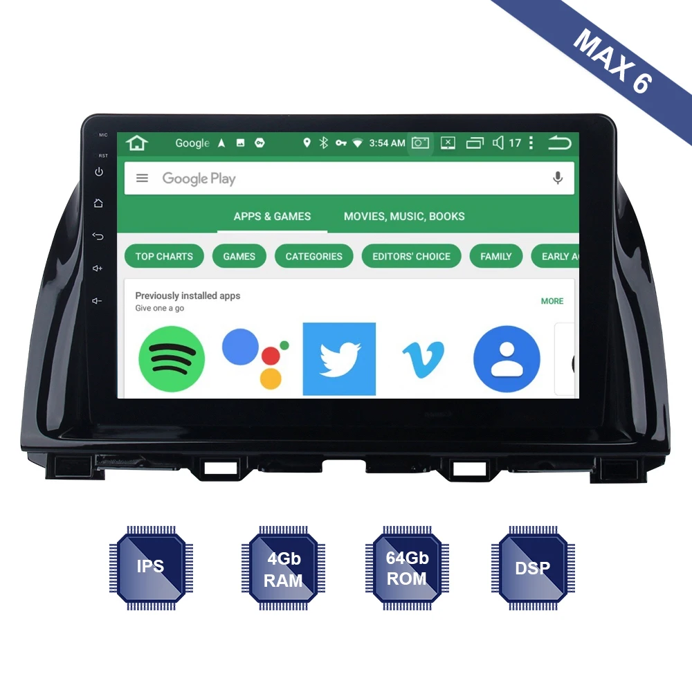 

1 din Android 8.0 Car Radio for Hyundai Santa Fe GPS Navigation 2006 2007 2008 2009 2010 2011 with 9" Touch Screen 1080P