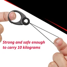 Прочный титановый сплав металлический палец кольцо ремни портативный универсальный мобильный телефон палец ручка