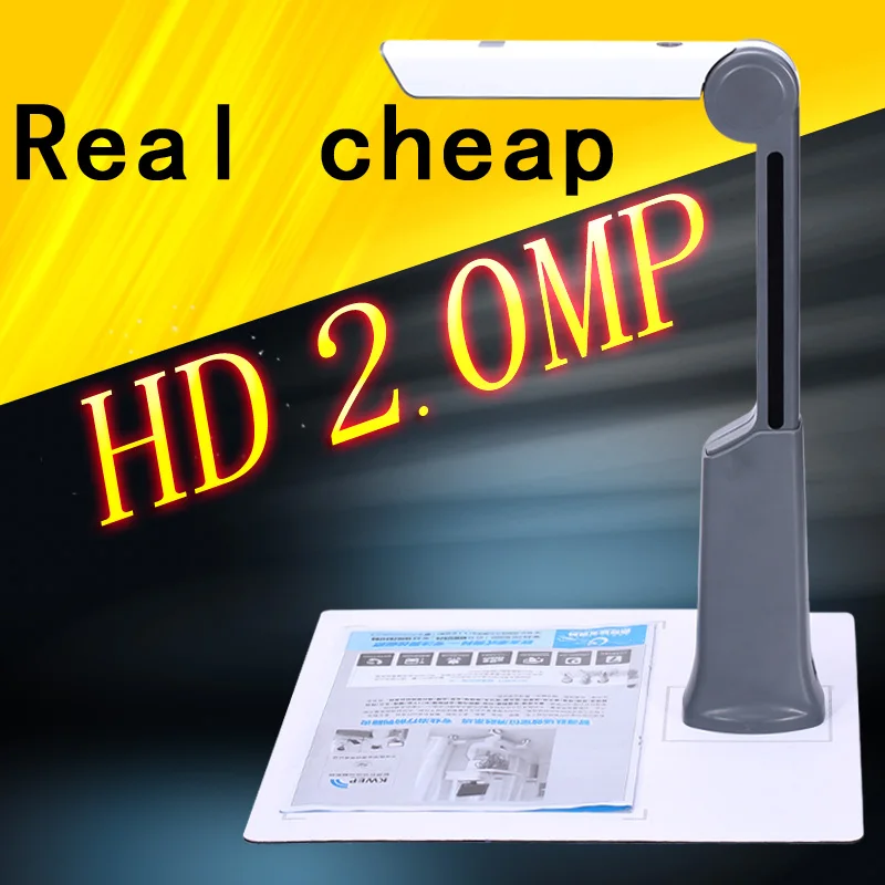 

2 MP Portable Scanner Video Presenter Monitor Camera HD handy scanner for scanning documents, books, cards