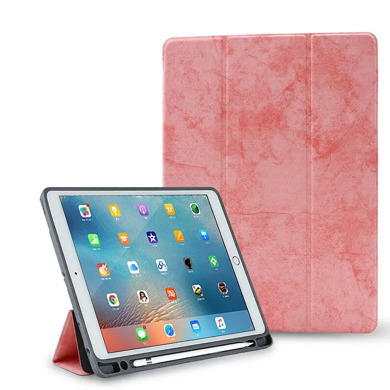 Для ipad чехол с карандашом Тонкий Магнитный смарт-чехол для ipad 9,7 подставка Folio Case для ipad Pro 9,7/ipad 5 6 - Цвет: Pink