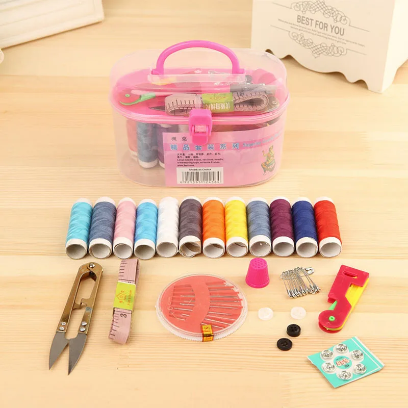 1 Set/Box Many Kinds Convenient Practical Household Sewing Kit Hand