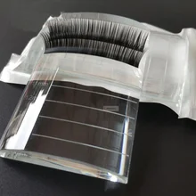 1 шт. U Изогнутый кристалл подставка коврик со шкалой накладные ресницы изгиб держатель поддон Искусственные ресницы, удлинение необходимый инструмент