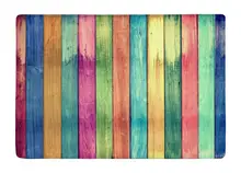 Floor Mat vintage colorful wood Print Non-slip Rugs Carpets alfombra For Indoor Outdoor living kids room