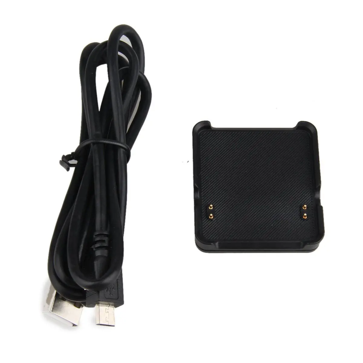 New Black USB Charging Dock Charger Cradle For Garmin VivoActive GPS Smart Watch