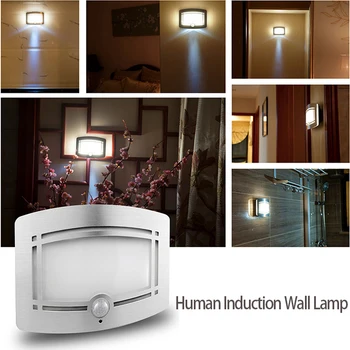 

motion Detector+ Light sensor lampada Led Light Infrared Human Body Induction Lamp Wall Lamps