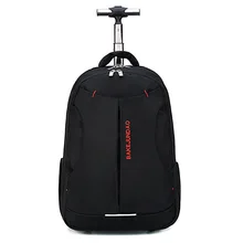 Чемодан-тележка сумка 18 дюймов модный чемодан на колесиках для мужчин и женщин Спиннер чемодан с колесиками