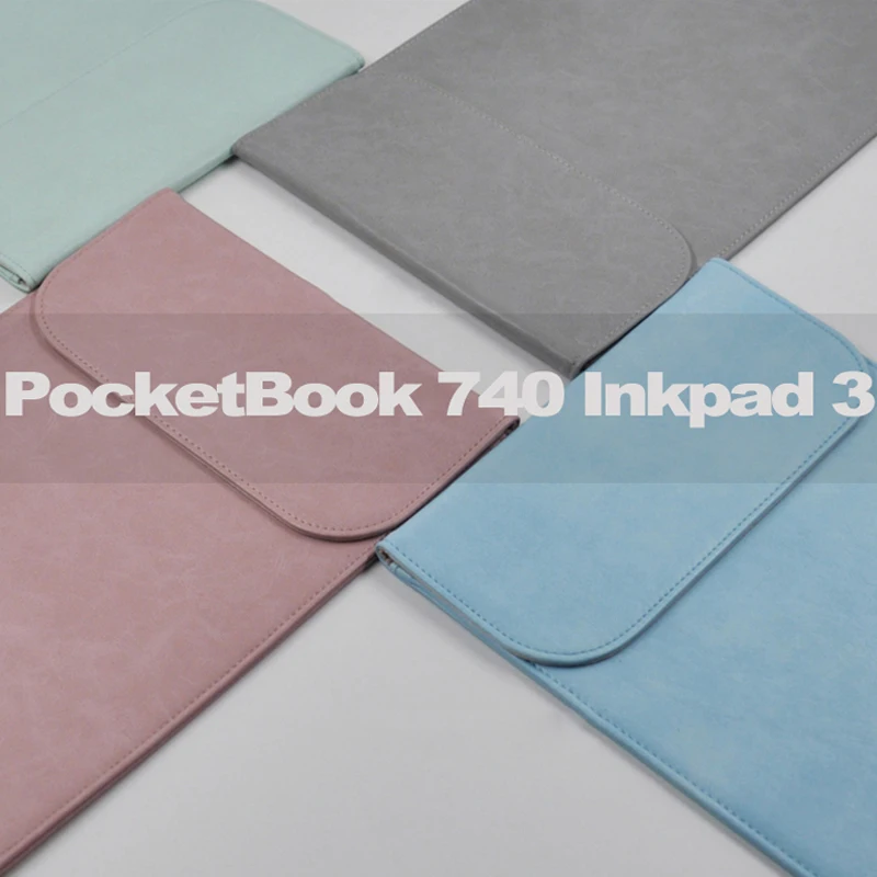 

GAUGGER Waterproof PU Leather Sleeve for 7.8" PocketBook 740 InkPad 3 E-Book Magnetic Nylon tower buckle Delicate Pouch