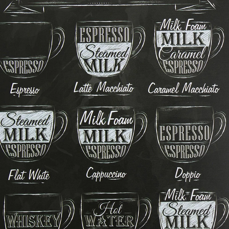 JX-LCLYL 1pc Vintage Coffee Menu Tin Sign Plaque Metal Art Poster Bar Pub Cafe Home Decor