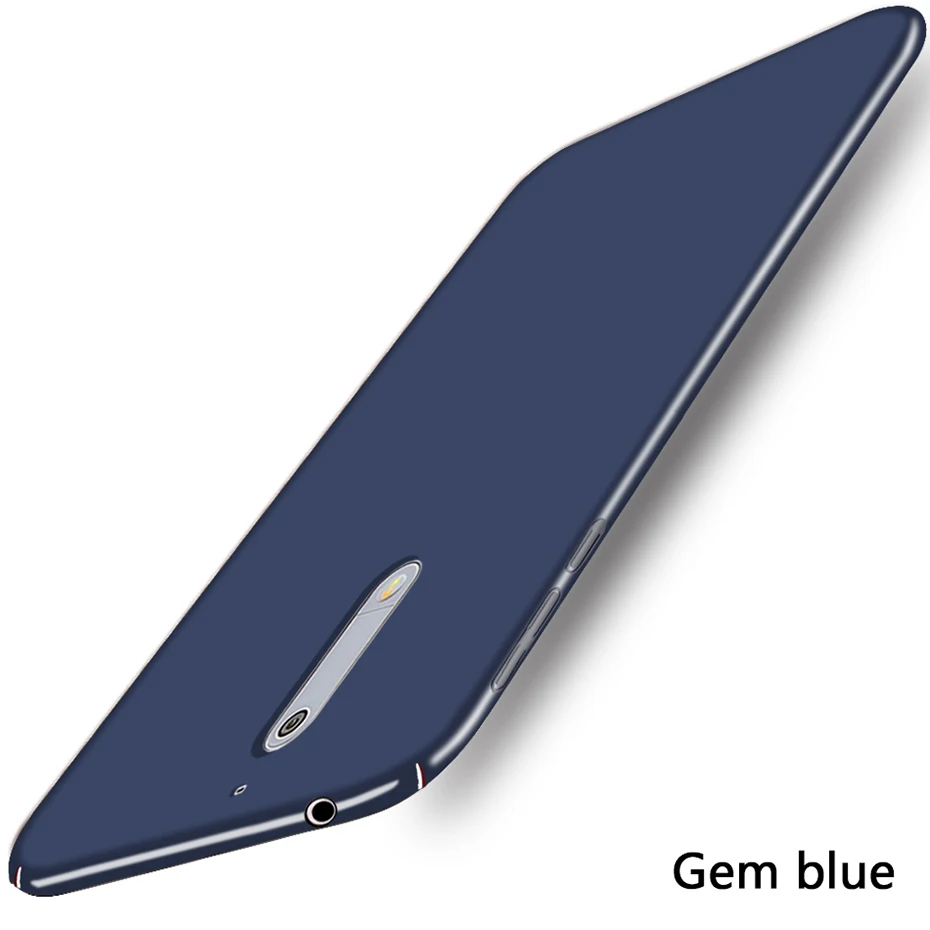 

For Nokia 5 Case 360 Protection Phone Cover Luxury PC Hard Back Cover Case For NOKIA5 NOKIA 5 2017 Black Bumper Skin Housing 5.2