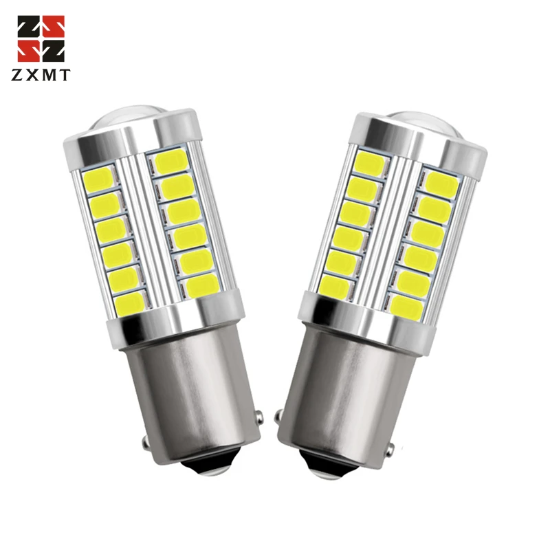 ZXMT 2 шт. 1156 5630 7506 BA15S P21W 5730 33SMD светодиодный задний фонарь для автомобиля тормозной