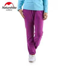 Naturehike Женские флисовые штаны Мягкие в виде ракушки эластичные брюки женские теплые на открытом воздухе осень весна зима шнурок брюки фиолетовый s m