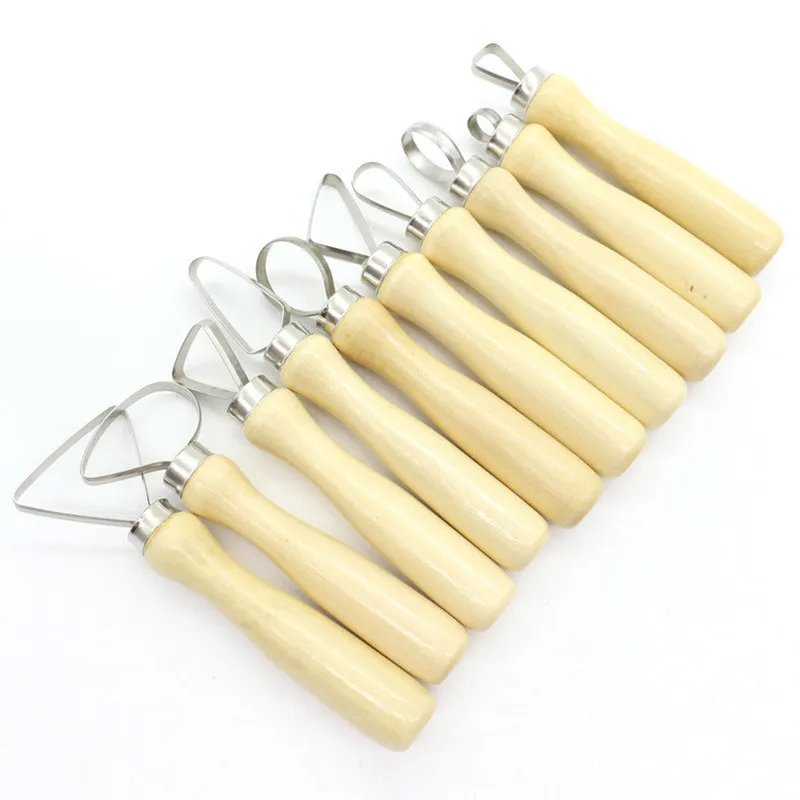 

10pcs large head scraper soft clay sculpture fine model tool
