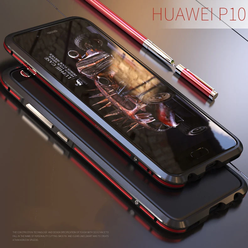 

High Quality 2In1 Design 5 Colors Aluminun Bumper Case Frame For huawei p10 With Installation Tools
