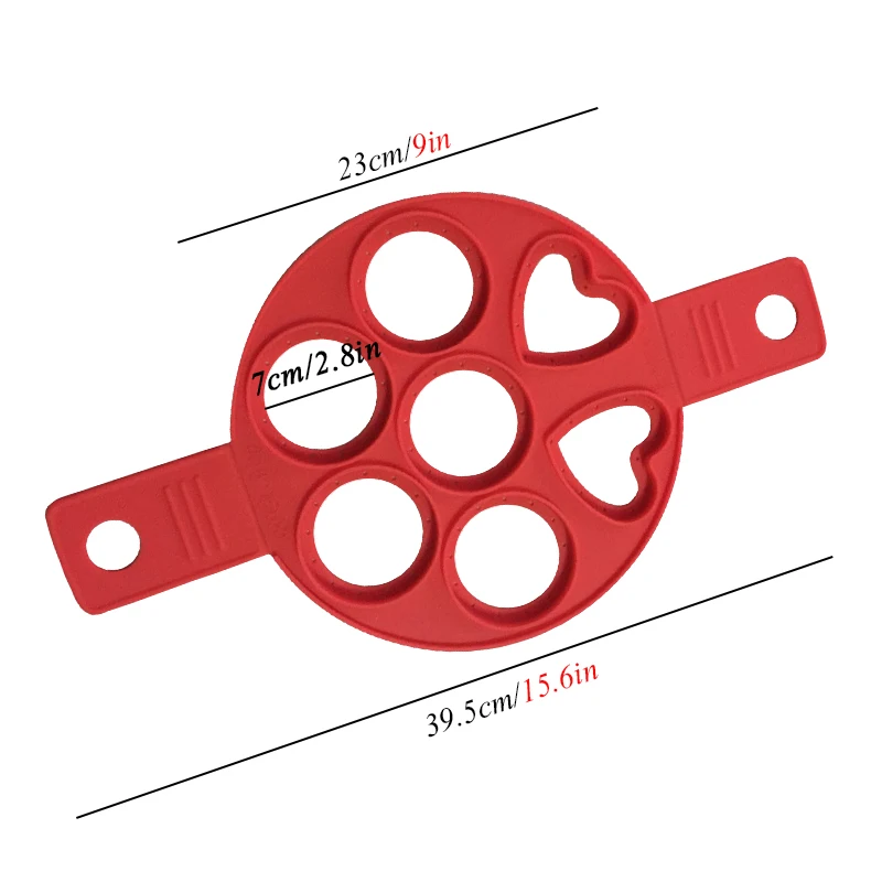 Мульти форма антипригарный силиконовый блинница производитель флиппин фантастический блинчик Форма яйцо кольцо для изготовления блинов