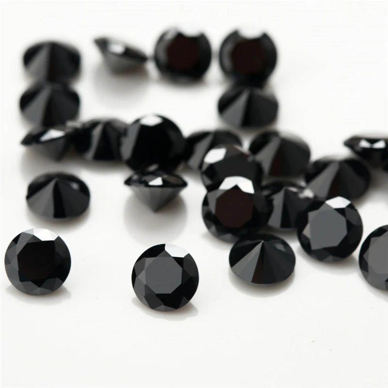 1mm~3.75mm Round-Black-Cubic-Zirconia-7 (7)