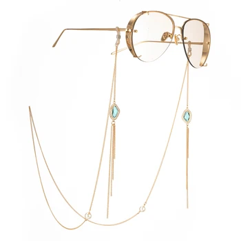 

Fringe pendant hanging neck sunglasses chain Korea hipster pearl Eyeglass Chain retro lanyard accessories