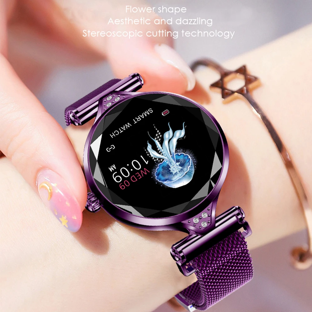 

Timethinker H1 Smart Watch Women Montre Heart Rate Blood Pressure Monitor Lady Smartwatch Reloj Female Watch Relogio PK H8 S3