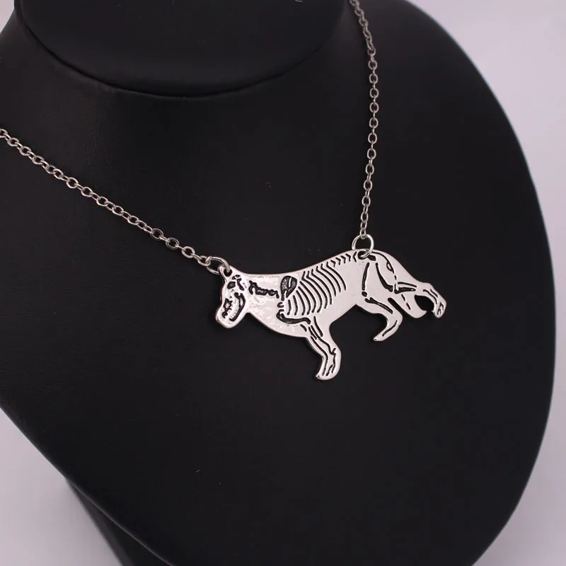 

hzew german shepherd skeleton pendant necklace dog necklaces veterinarian gift
