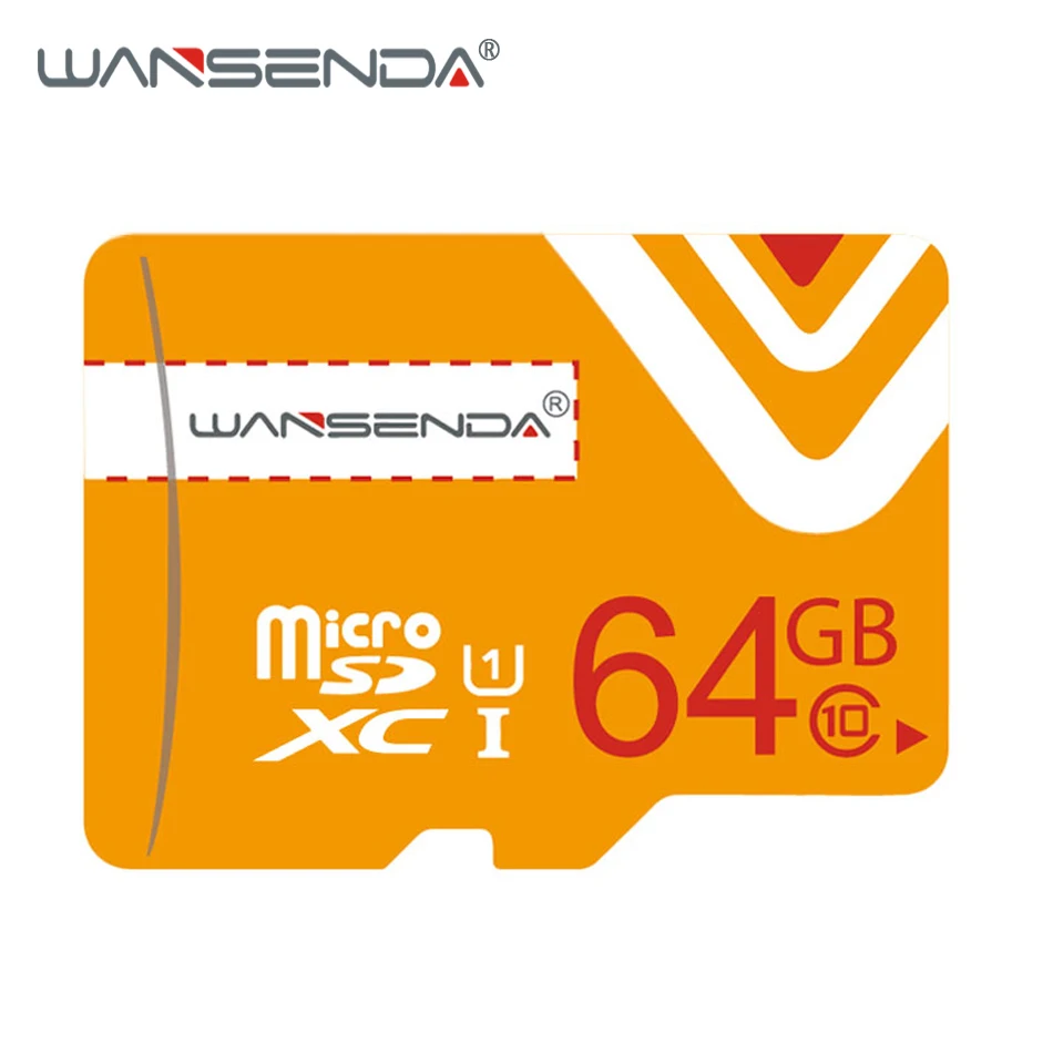 Дешевый WANSENDA карта памяти 64 Гб Class 10 Micro sd карта 4 ГБ 8 ГБ 16 ГБ 32 ГБ sdhc sdxc флэш карты памяти Microsd TF карта для планшетных ПК
