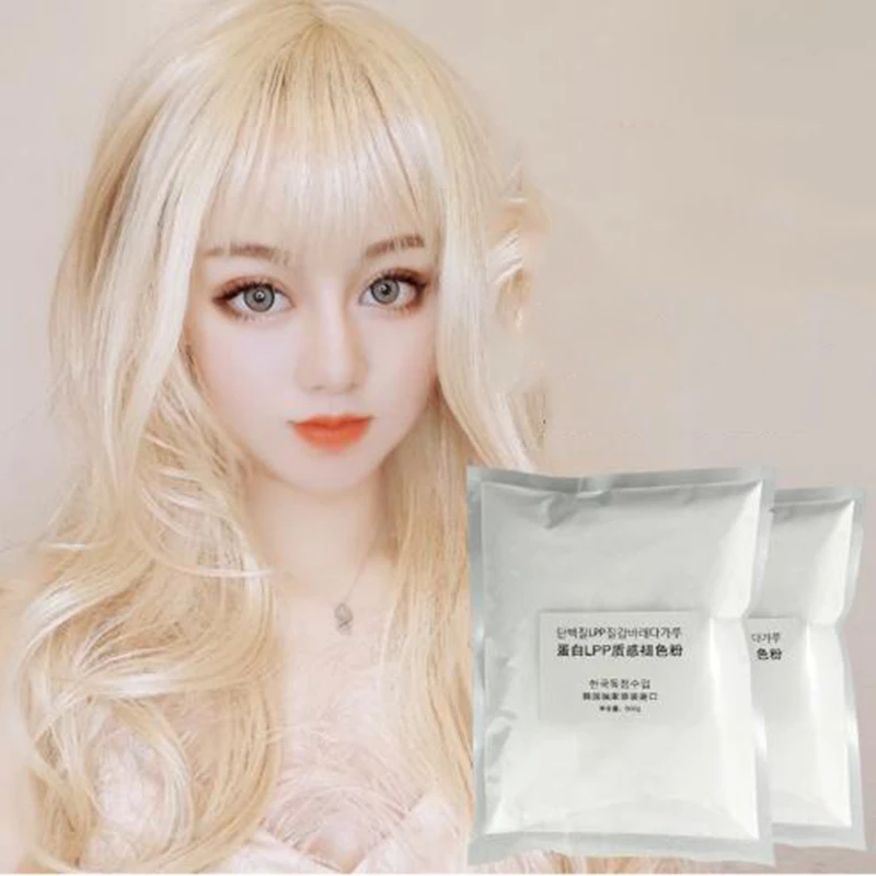 Desvanecimento da Proteína em pó Creme de Branqueamento Clareador de Cabelo Tintura de Cabelo pó de Descoramento do Cabelo Coreano Matérias-primas Agente Lpp 8 pó creme de branqueamento agente clareador de