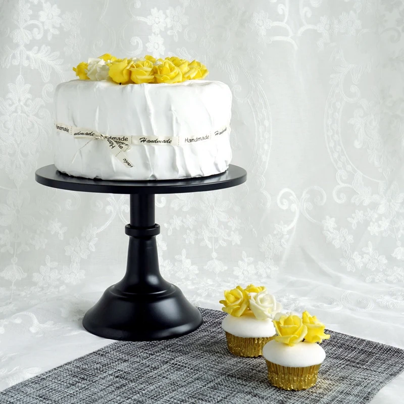 

Sweetgo Black Cake Stand Metal Wedding Cake Tools Display Table Decorator Home Decoration Bakeware Dinnerware