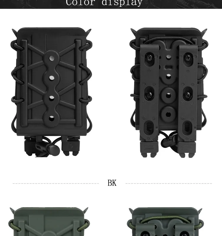 Три солдата тактические Alien Molle M4 Журнал мешки для 5,56/7,62 шнур расширяемые армейские Охотничьи аксессуары