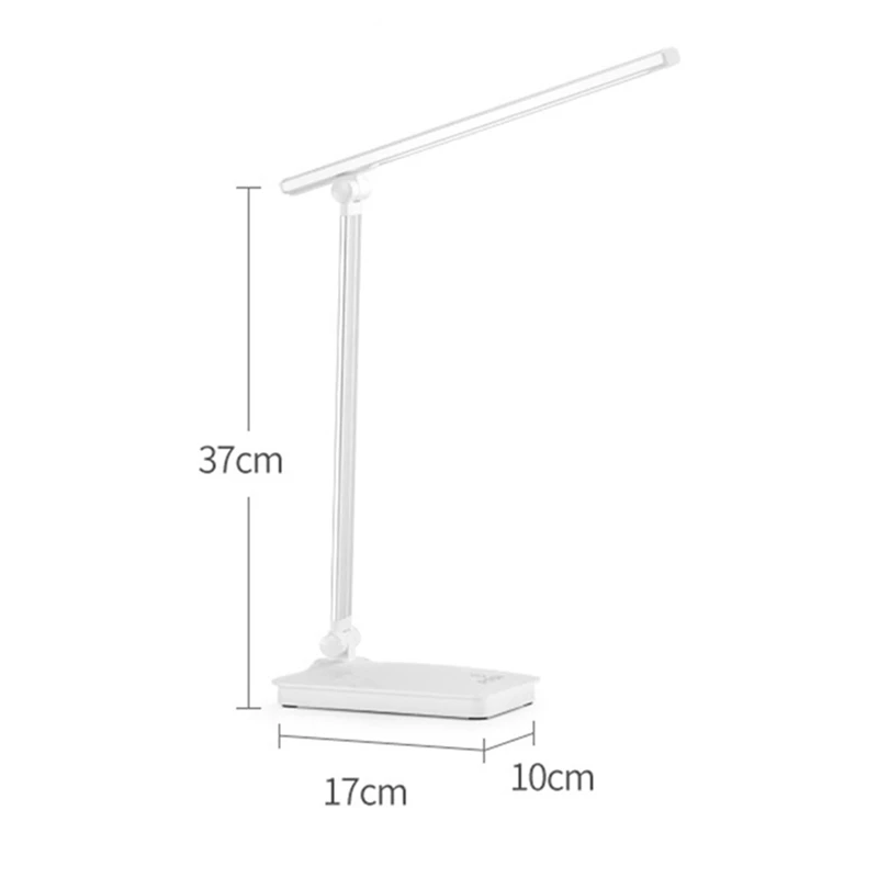 Laideyi 5 Вт USB Перезаряжаемые светодиодный сенсорный Таблица Настольная лампа затемнения Рединг исследование свет студент защиты глаз три