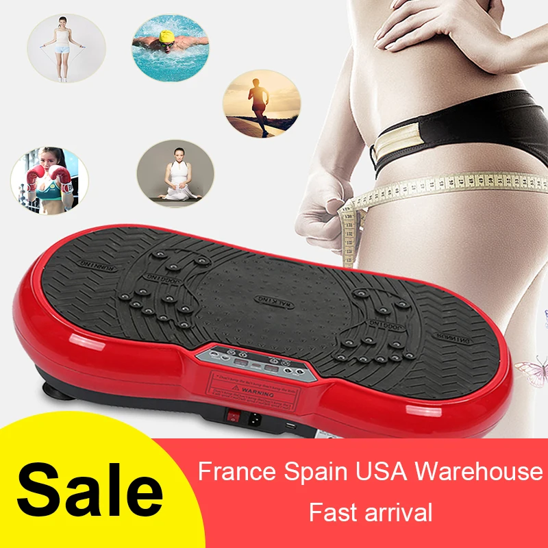 Upgraded version of ultra thin massage vibration board weight loss