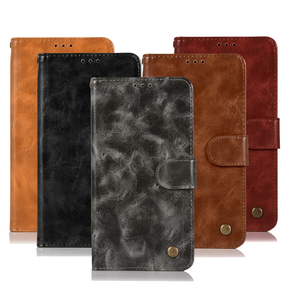 

Fashion Wallet Case For Huawei Mate 10 / Mate 10 Pro Cover Phone Bag With Stand Extravagant Retro PU Flip Leather Case