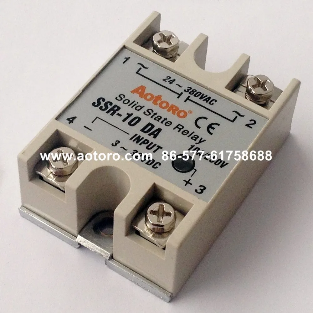 SSR relay solid state relay 10A max current DC AC quality guaranteedin Relays from Home
