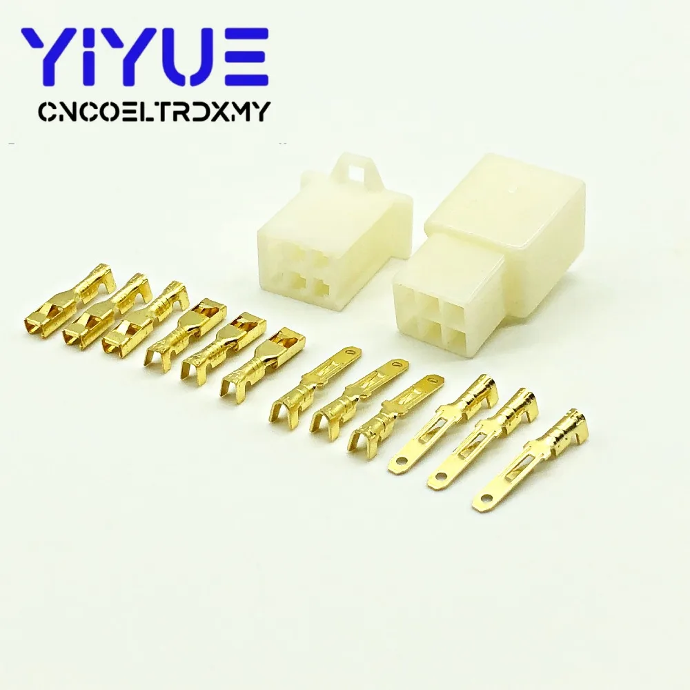 10 компл./лот 2,8 мм 2/3/4/6pin автомобильной 2,8 электрический провод разъем мужской женский концевая кабельная муфта для мотоцикла, цилиндрическая литий-ионный аккумулятор, автомобильный et