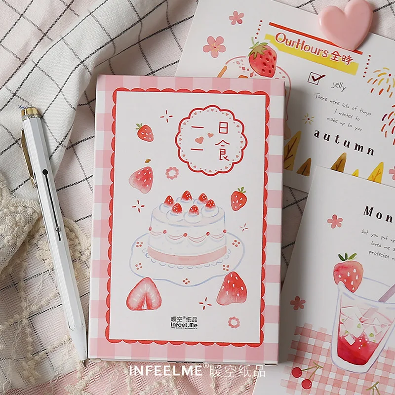 

30 Sheets/Set Creative One Meal a Day Paper Postcard Greeting Card Business Gift Card Message Card