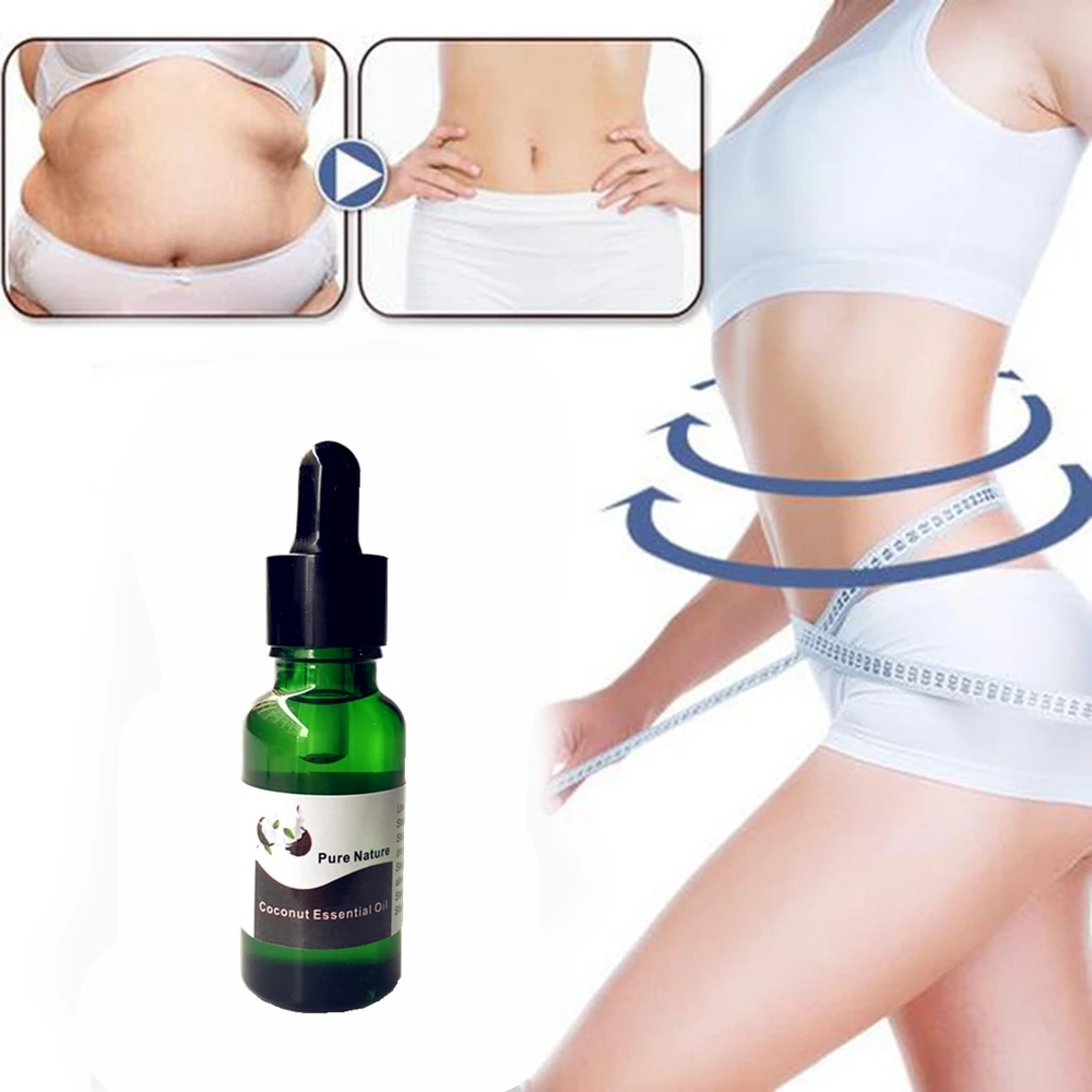 15 ml جوز الهند العطر الروائح النفط مكافحة السيلوليت التخسيس الجسم تشكيل الصحافة الباردة زيت طبيعي الدهون الموقد تفقد الوزن