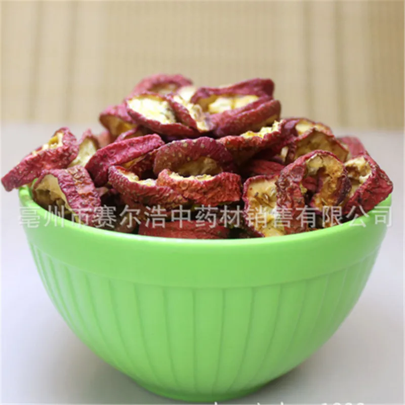 

500g High Quality Seedless Hawthorns Tea Slimming Appetizer Hawthorn Slices Lower Blood Pressure 2016 new Organic Fruit Tea