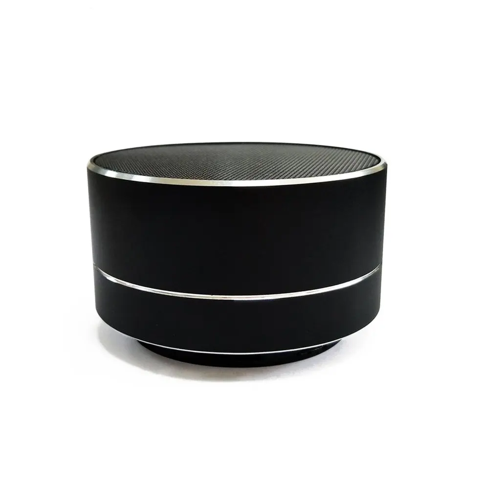 2PCS Metal Led Speakers Mini Portable Speaker Bluetooth Handsfree