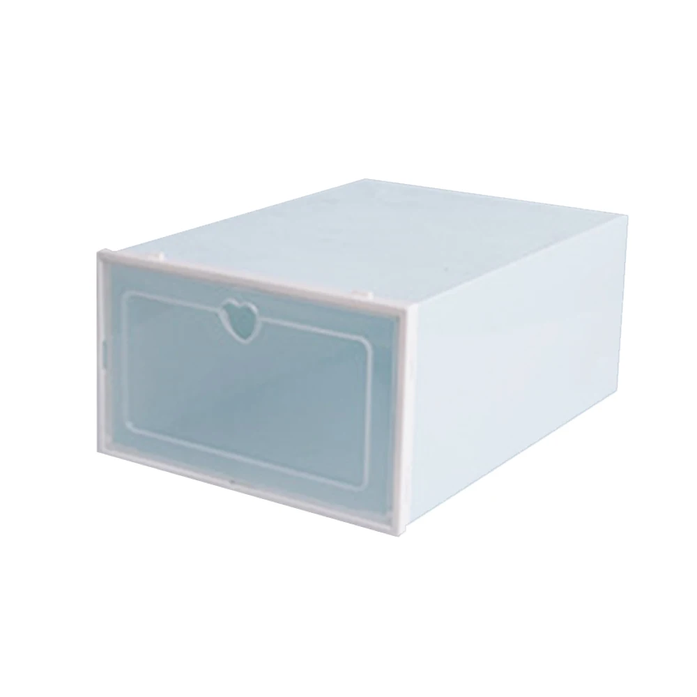 Утолщенная пластиковая коробка для хранения открытые туфли органайзер ящик прямоугольное, прозрачное обувное ящики органайзер для хранения коробки для обуви