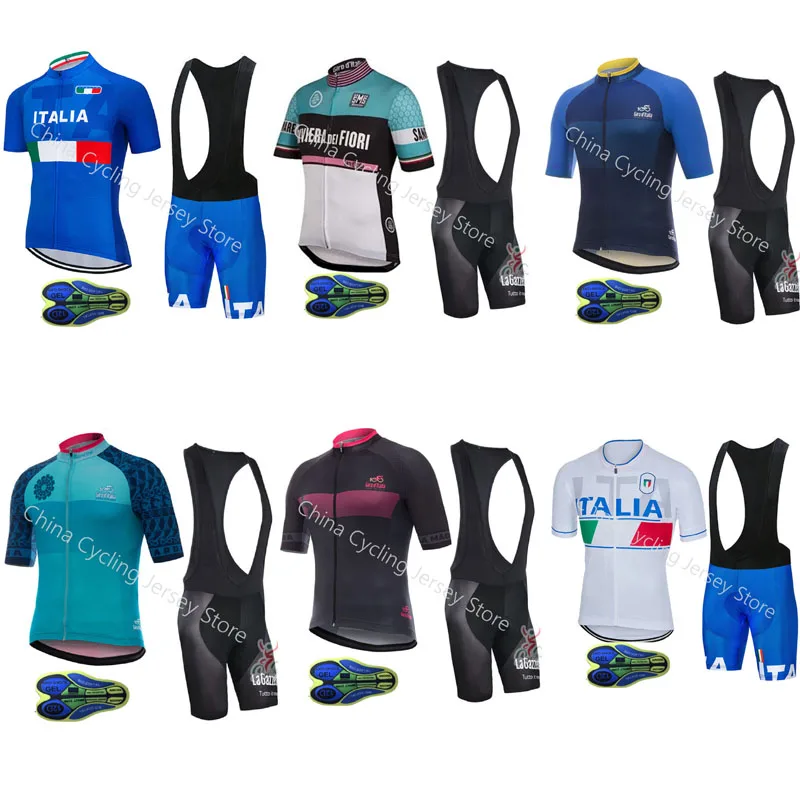 

Tour de italy Breathable cycling jersey short sleeve Bike Clothing summer cycling clothing Ropa Ciclismo Hombre Uniformes A09